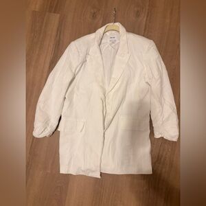 Nine West Cream Textured Jacket